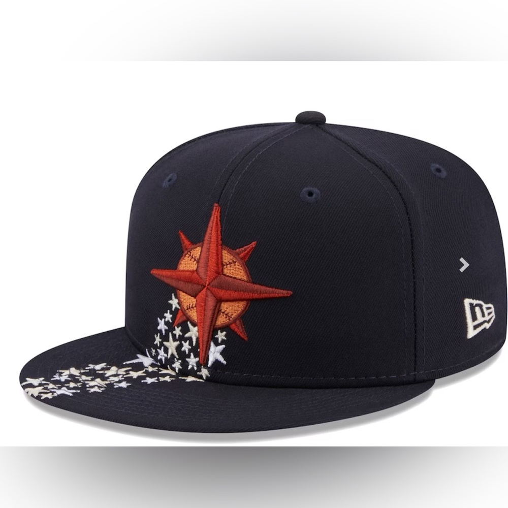 NWT  Men's Seattle Mariners New Era Navy Meteor 59FIFTY Fitted Hat